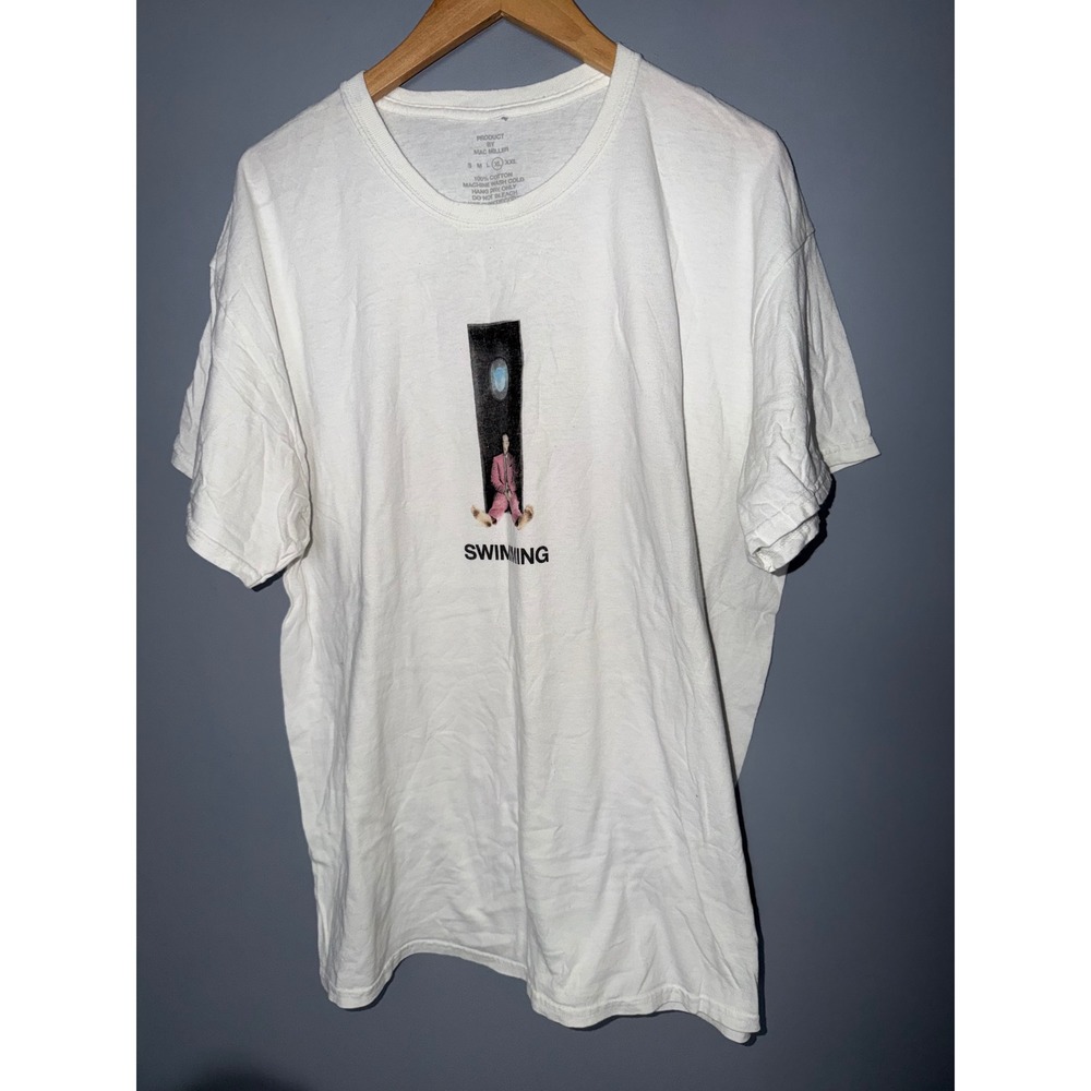 Mac Miller Swimming Album Tracklist Graphic T-Shirt White XL 2021 Official Merch